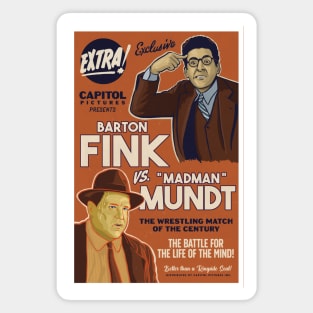 Barton Fink alternative movie poster Magnet